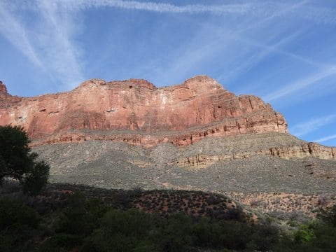 Canyon wall looking up 2